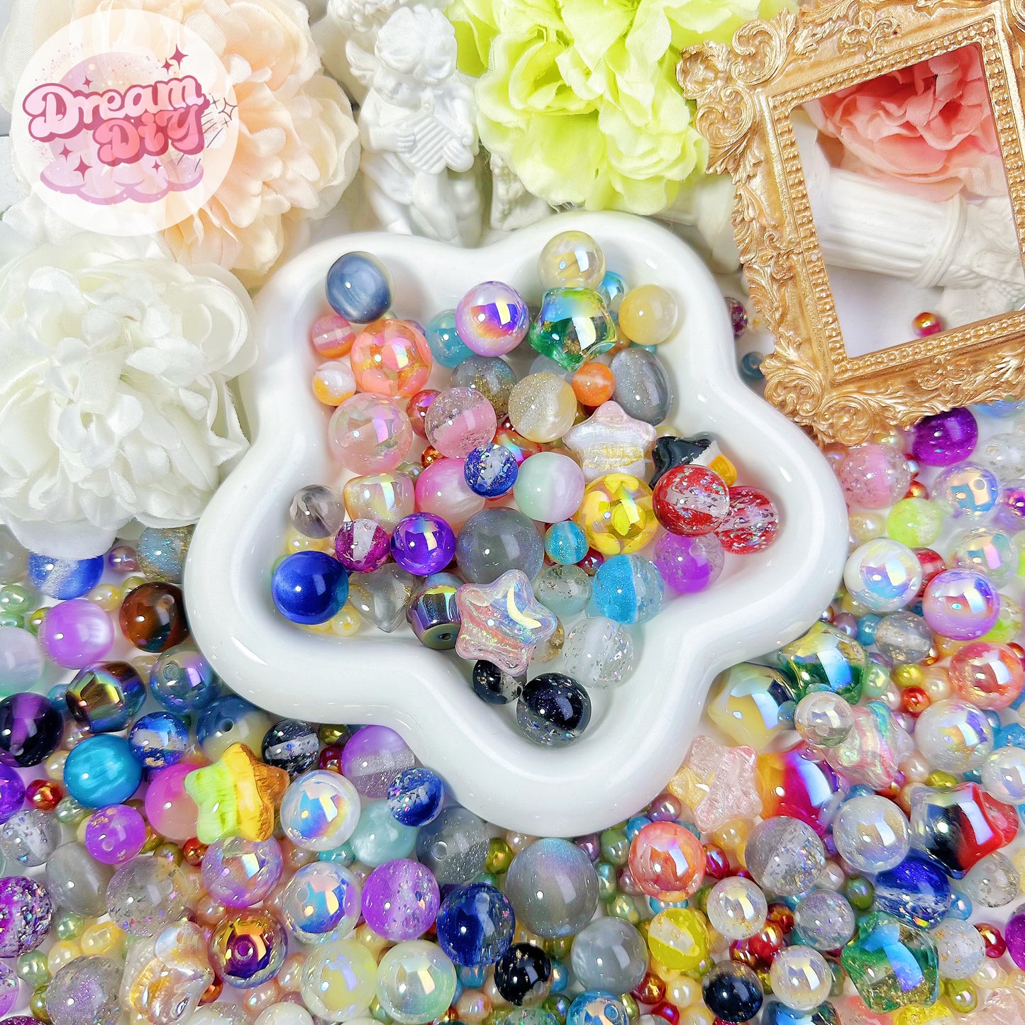 お楽しみ袋🎁開け開け「G167」高品質 レジンビーズ ミックス