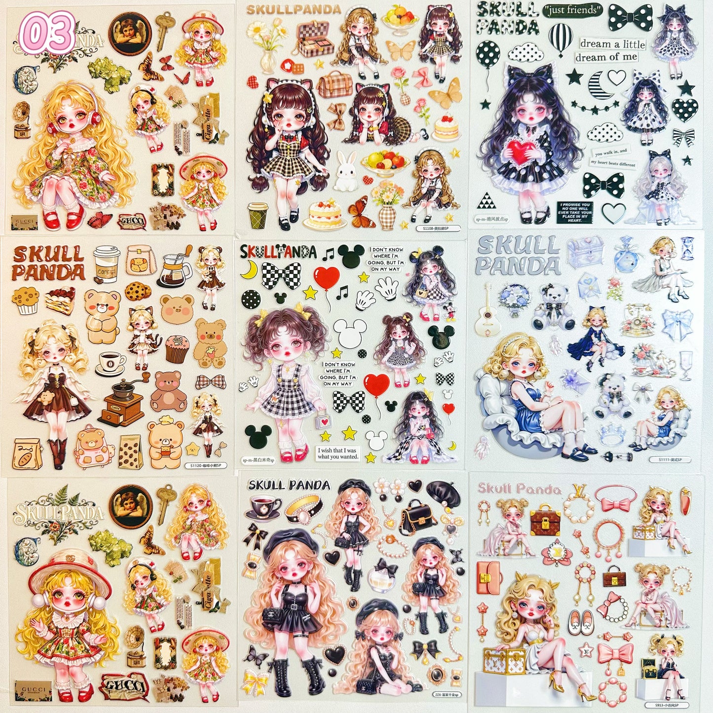 浮き彫りシール【01-09】（別発送・合算不可)18枚以上ご購入で送料無料／9枚以下の場合は送料649円が別途必要となります（沖縄別途）