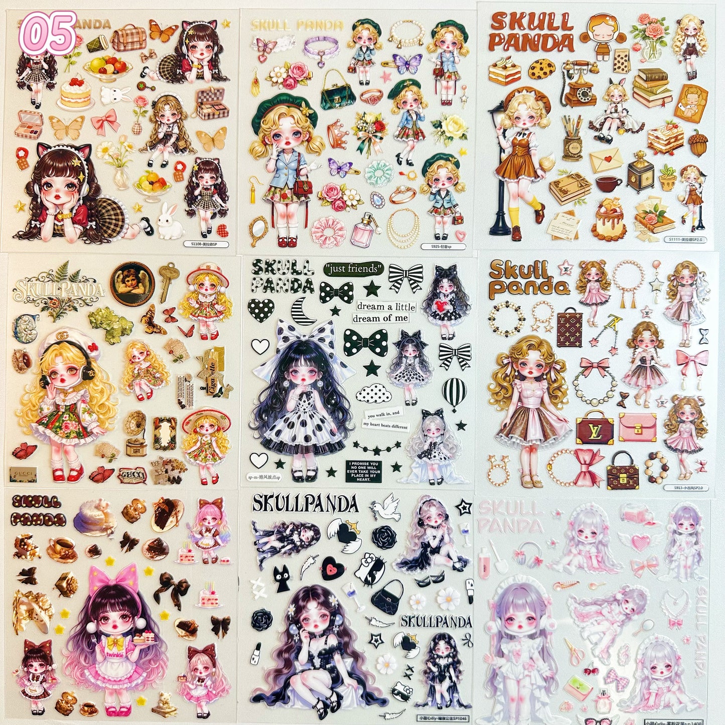 浮き彫りシール【01-09】（別発送・合算不可)18枚以上ご購入で送料無料／9枚以下の場合は送料649円が別途必要となります（沖縄別途）