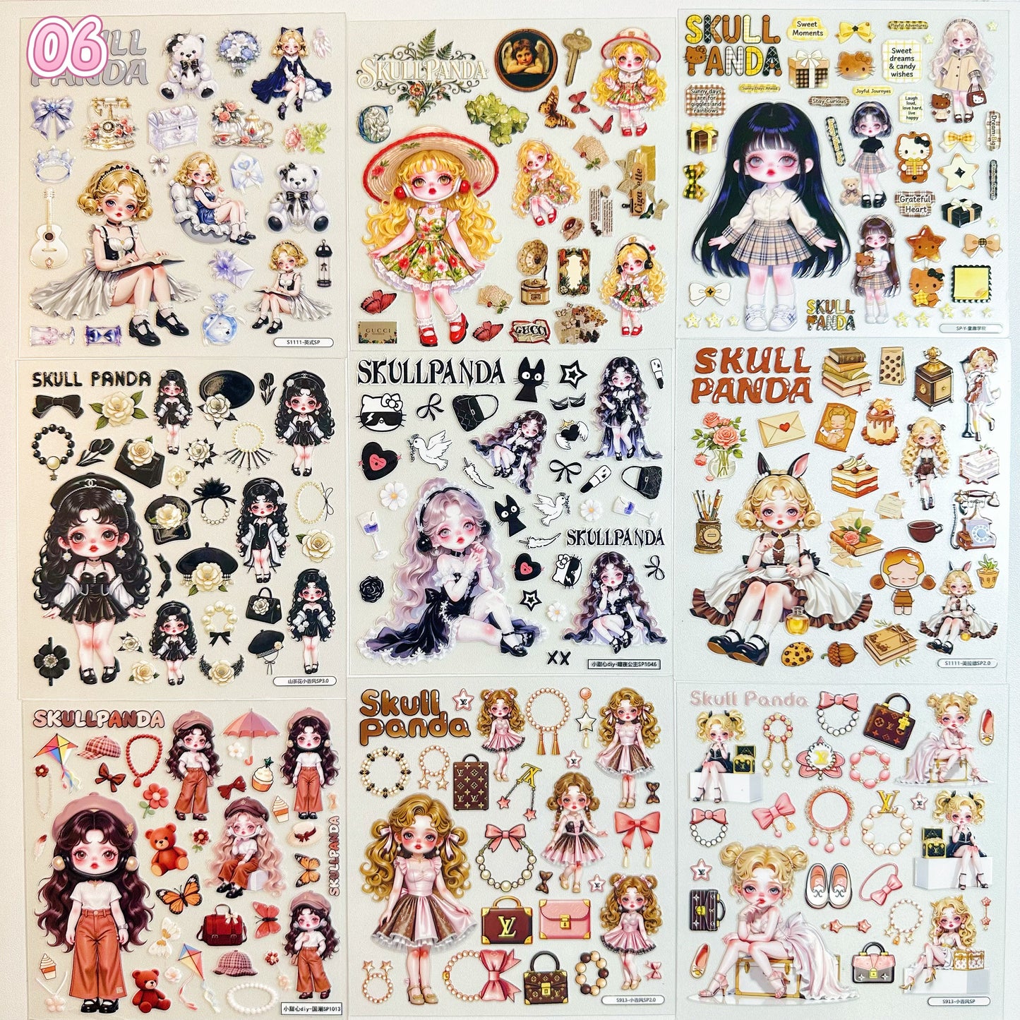 浮き彫りシール【01-09】（別発送・合算不可)18枚以上ご購入で送料無料／9枚以下の場合は送料649円が別途必要となります（沖縄別途）