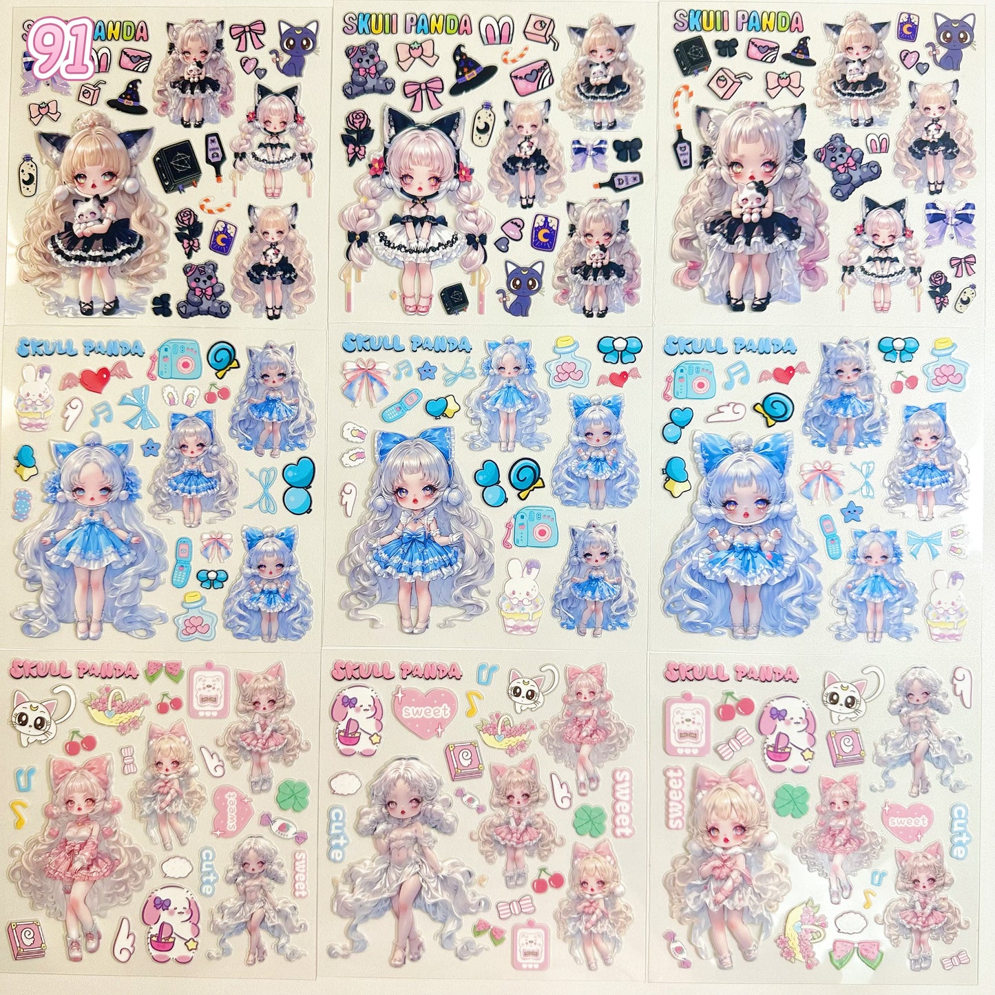 浮き彫りシール【86-94】 （別発送・合算不可)18枚以上ご購入で送料無料／9枚以下の場合は送料649円が別途必要となります（沖縄別途）一部サイズは大きめ