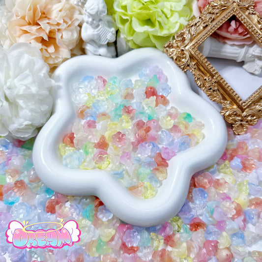 「L009」雨の窓越しに滲んだ幼き日のカラフル カラフル ミックス 高品質るりー鈴蘭 スズラン すずらん
