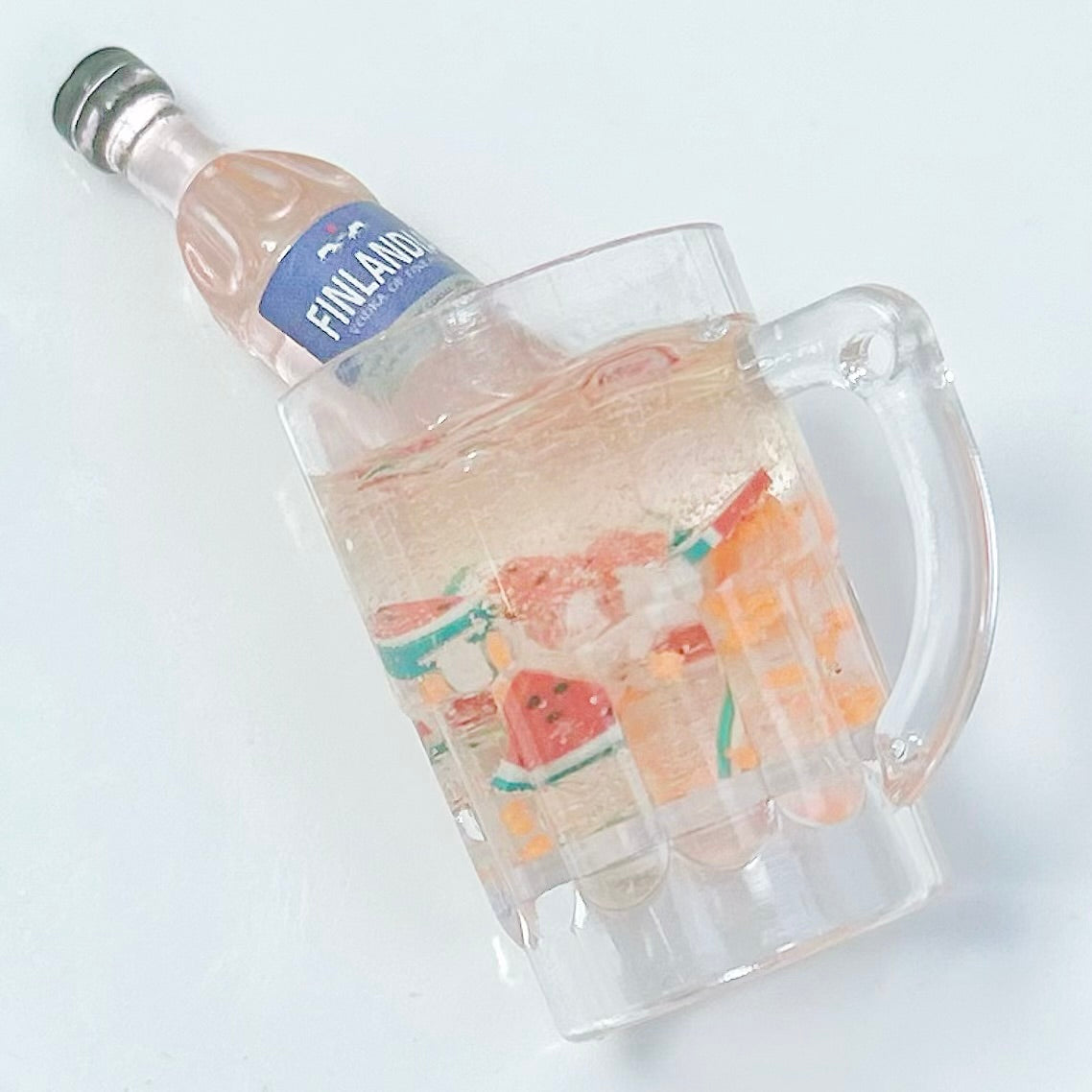 「S046」カクテル  かんつき カワイイ カラフル 3×5.5cm（夜光）