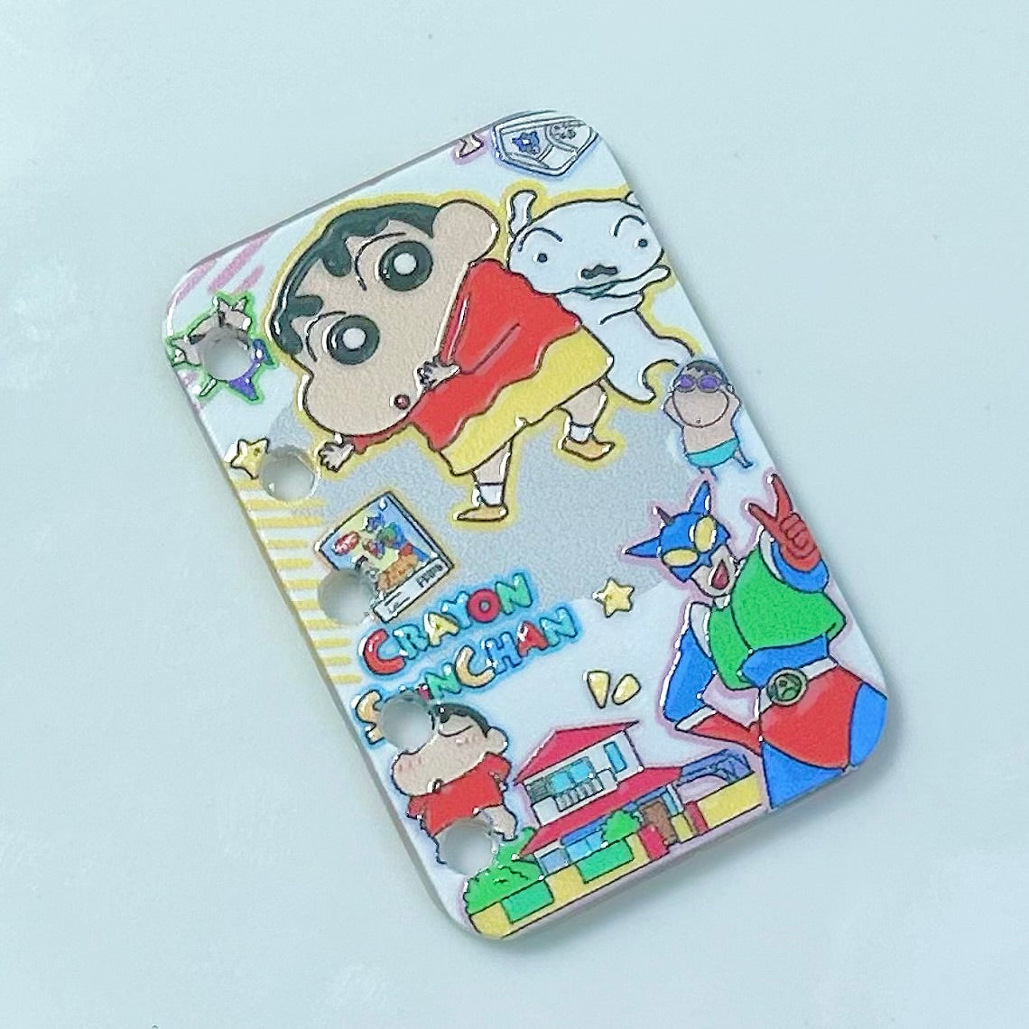 「S047」立体的 しんちゃん ブッページ アクリル カワイイ 4cm×2.7cm