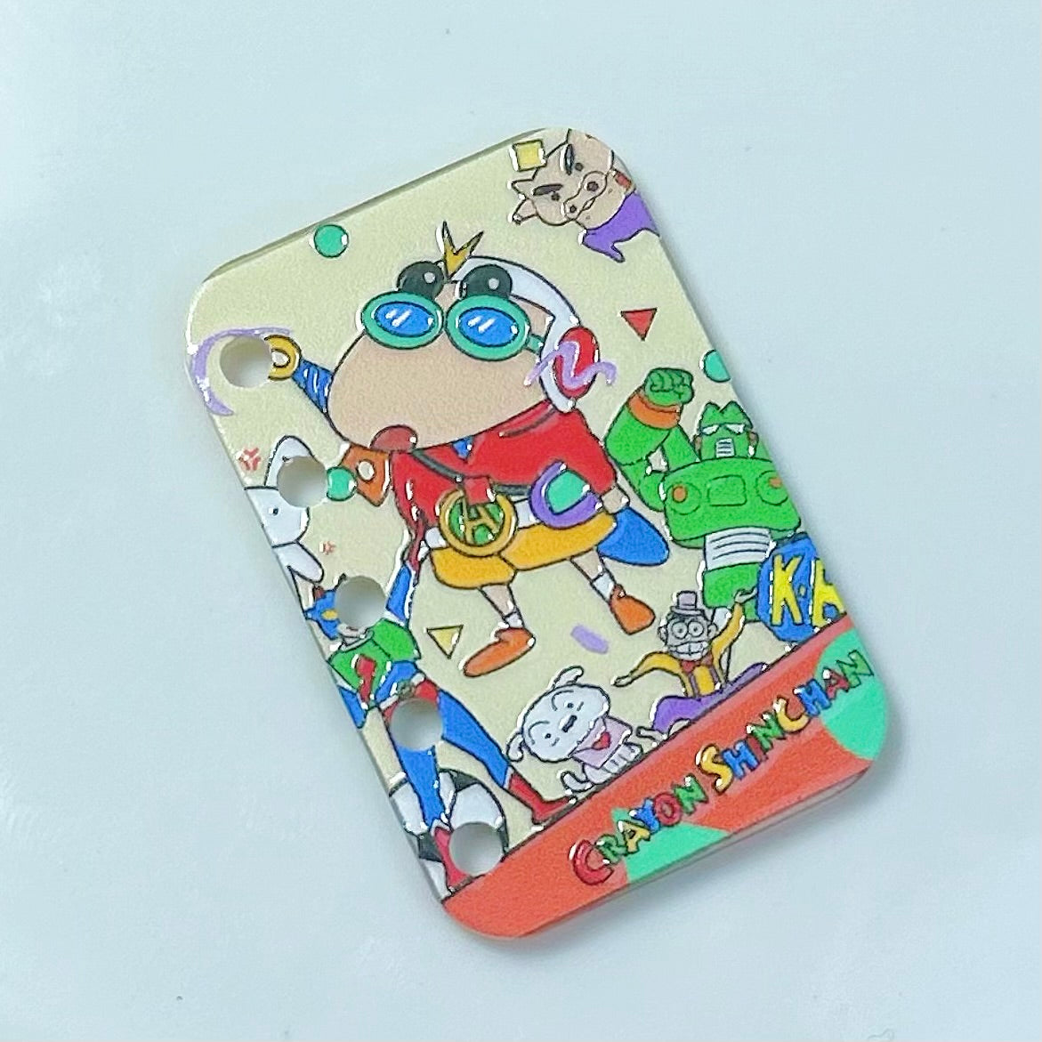 「S047」立体的 しんちゃん ブッページ アクリル カワイイ 4cm×2.7cm