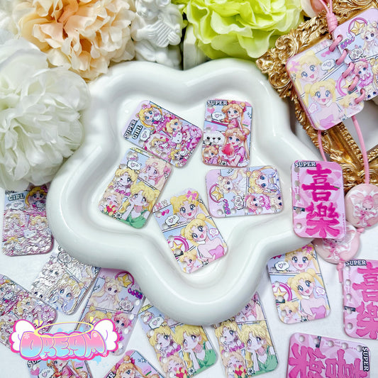 「S050」セーラームー  ミニ本  片面立体的  4cm×2.7cm