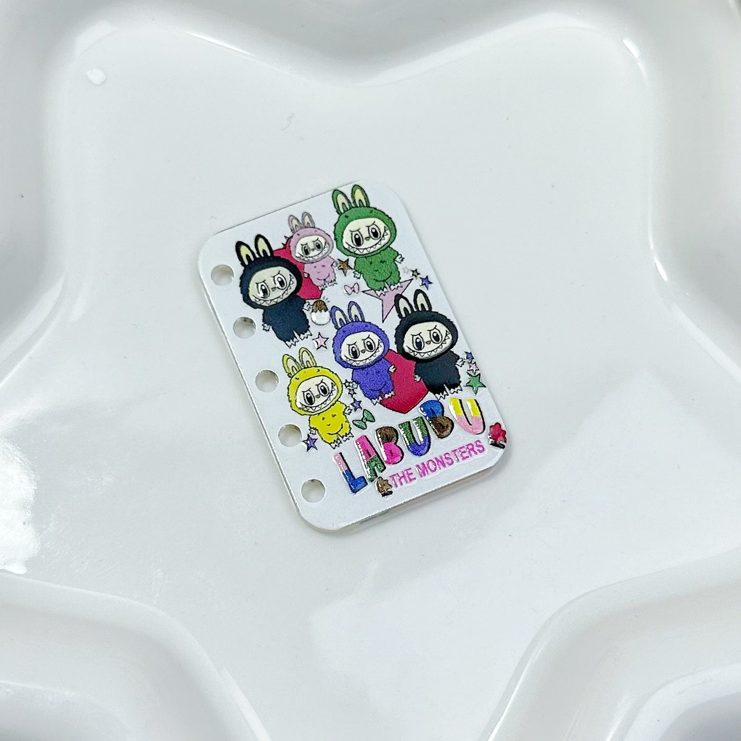 「S051」らぶぶ ラブブ  ミニ本  片面立体的  4cm×2.7cm
