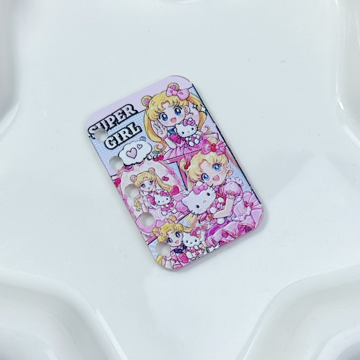 「S050」セーラームー  ミニ本  片面立体的  4cm×2.7cm