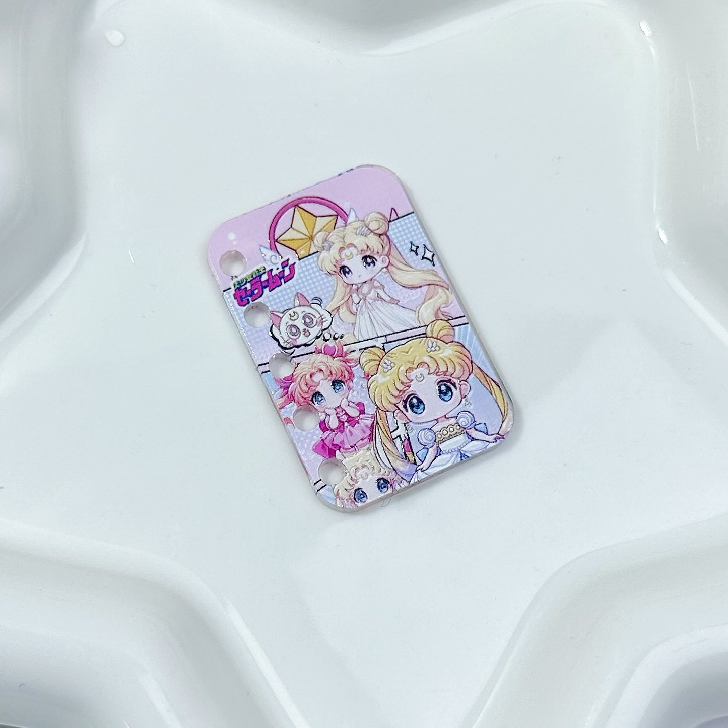 「S050」セーラームー  ミニ本  片面立体的  4cm×2.7cm