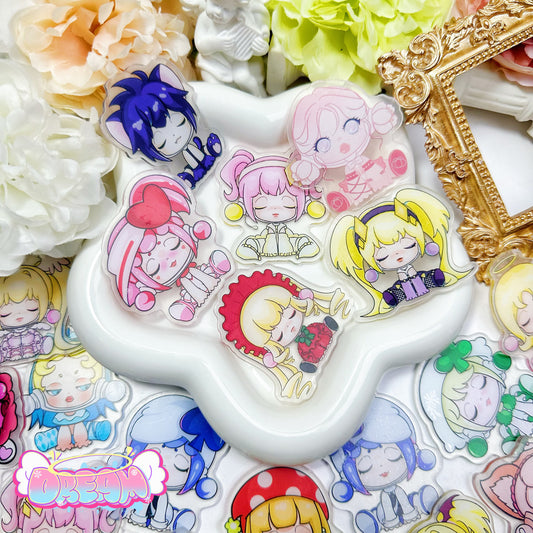 「R336」カラフルのSPちゃん アクリル ミックス カワイイ