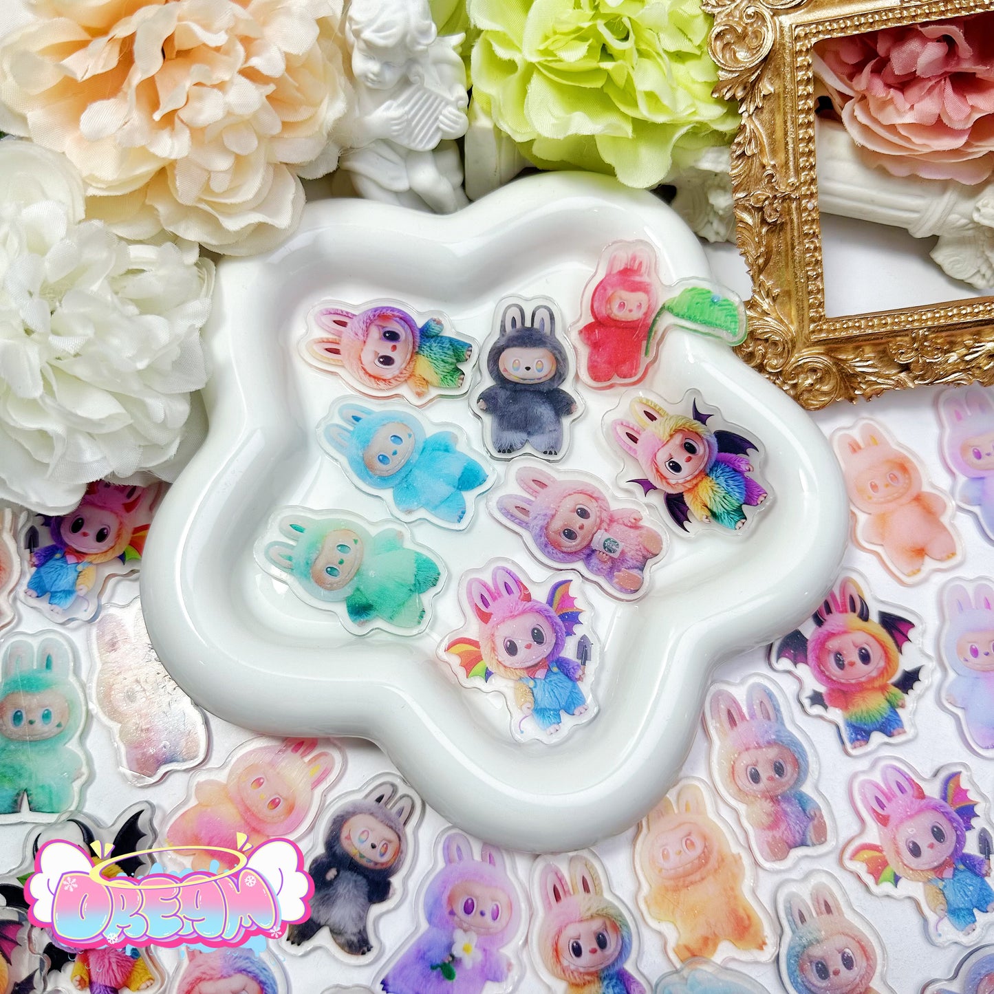 「R339」LABUBU  4cm アクリル（ランダムパターン）