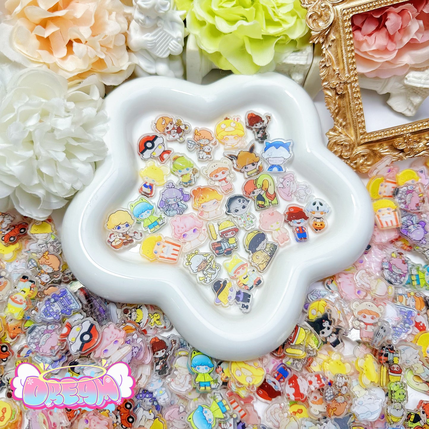 「R350」DIMOO 2cm アクリル（ランダムパターン）