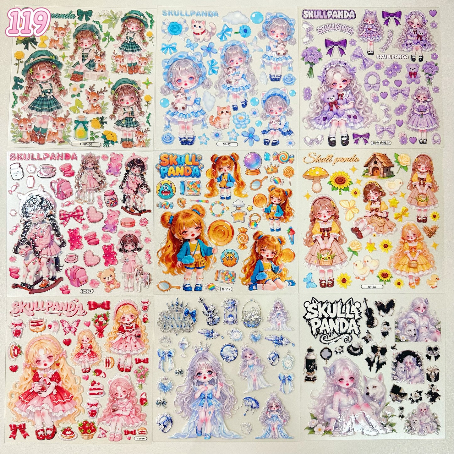 浮き彫りシール【113-121】 （別発送・合算不可)18枚以上ご購入で送料無料／9枚以下の場合は送料649円が別途必要となります（沖縄別途）一部サイズは大きめ
