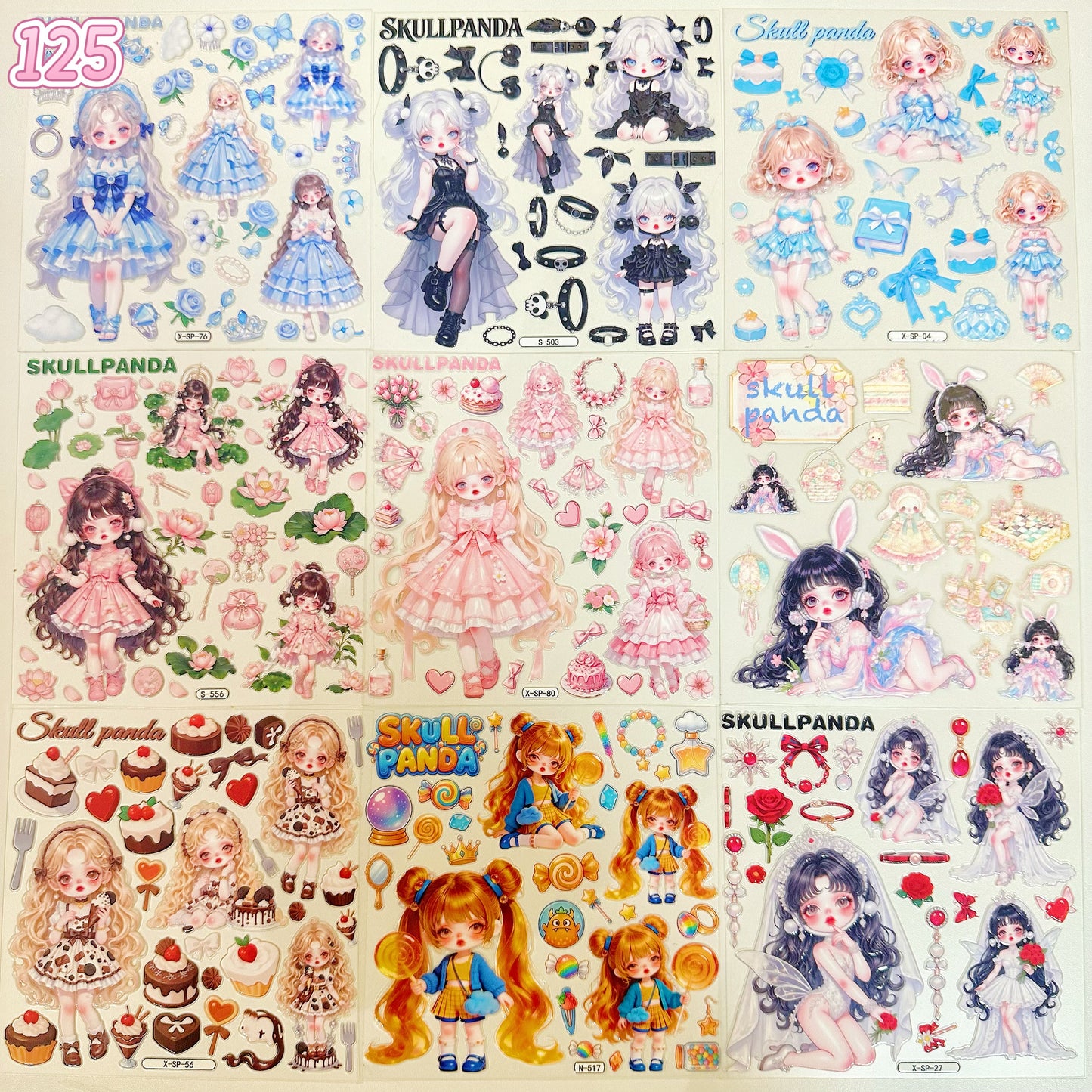 浮き彫りシール【122-130】 （別発送・合算不可)18枚以上ご購入で送料無料／9枚以下の場合は送料649円が別途必要となります（沖縄別途）一部サイズは大きめ