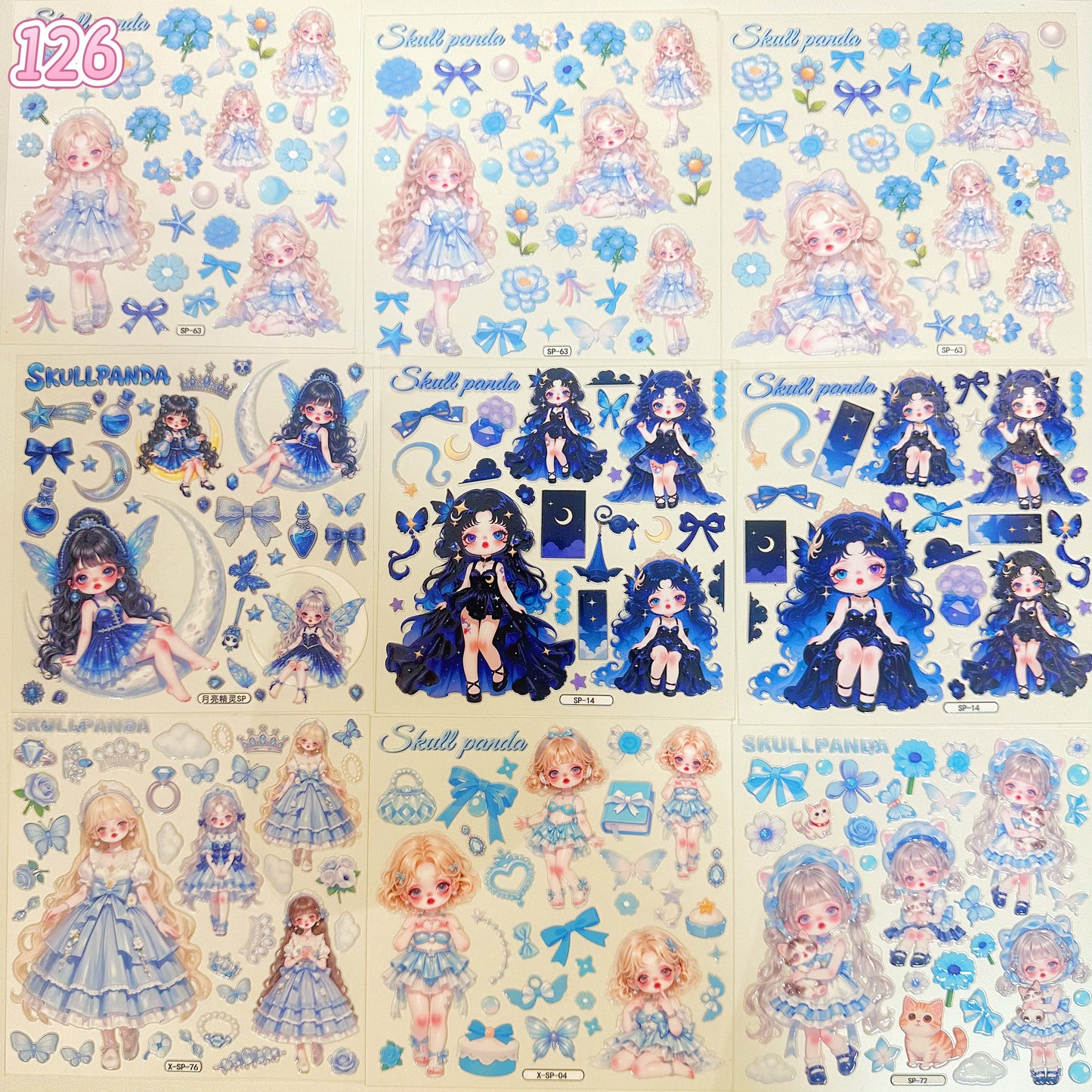 浮き彫りシール【122-130】 （別発送・合算不可)18枚以上ご購入で送料無料／9枚以下の場合は送料649円が別途必要となります（沖縄別途）一部サイズは大きめ