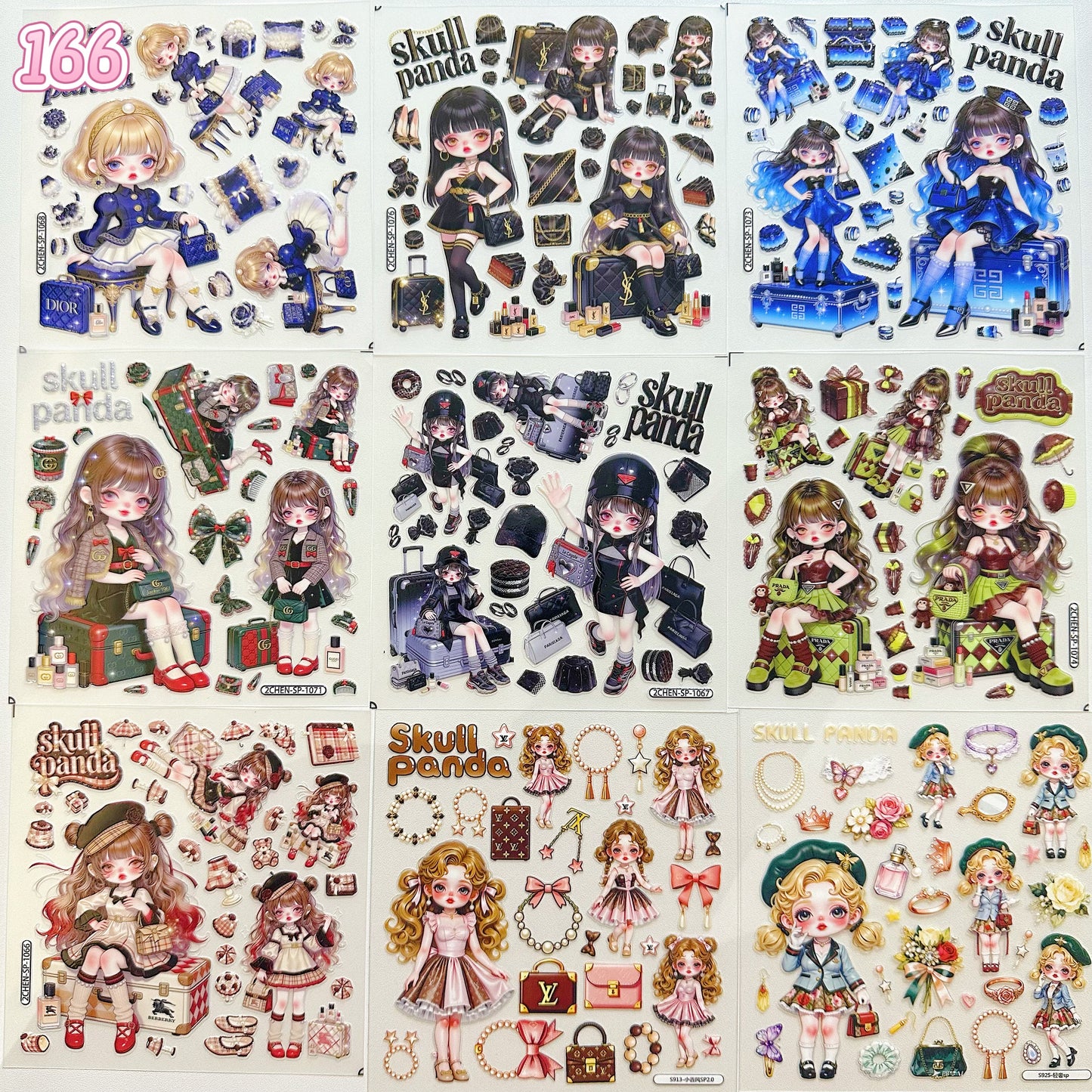 浮き彫りシール【158-166】 （別発送・合算不可)18枚以上ご購入で送料無料／9枚以下の場合は送料649円が別途必要となります（沖縄別途）一部サイズは大きめ