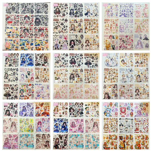 浮き彫りシール【185-193】 （別発送・合算不可)18枚以上ご購入で送料無料／9枚以下の場合は送料649円が別途必要となります（沖縄別途）一部サイズは大きめ