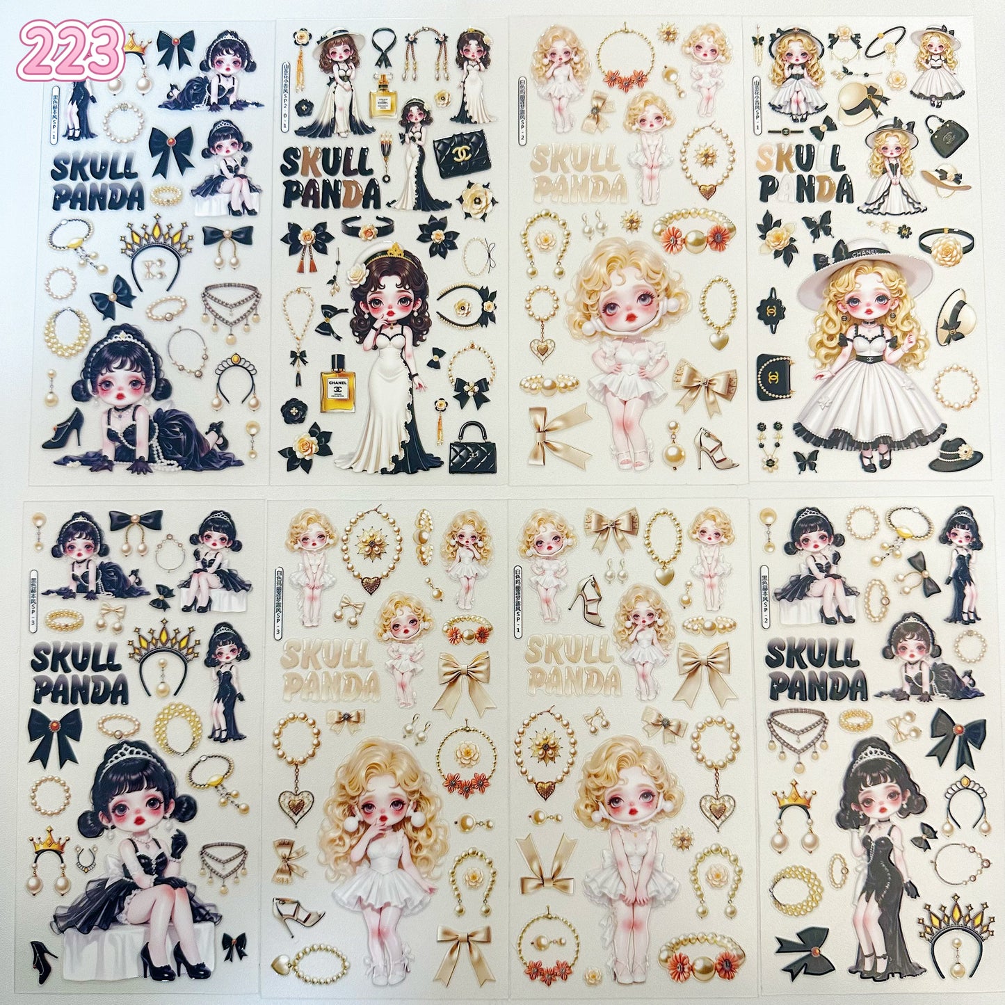 浮き彫りシール【221-229】 （別発送・合算不可)18枚以上ご購入で送料無料／9枚以下の場合は送料649円が別途必要となります（沖縄別途）一部サイズは大きめ (コピー)